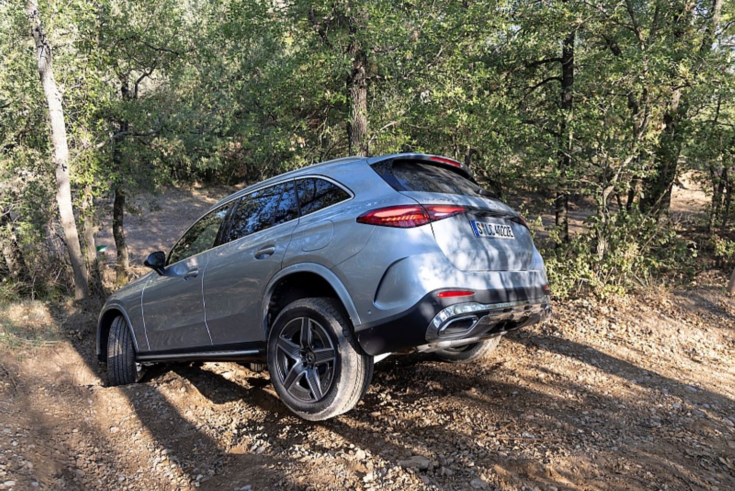 Der Mercedes GLC kommt bestens im Gelände zurecht