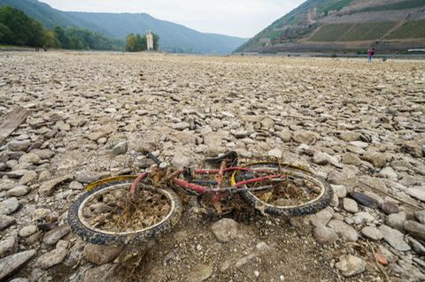 Bingen in Rheinland-Pfalz – hier floss sonst der Rhein