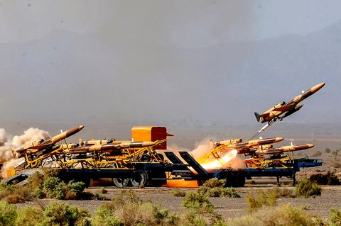 Masse statt Klasse - der Iran verfügt über einen großen Vorrat an Drohnen jeder Art.