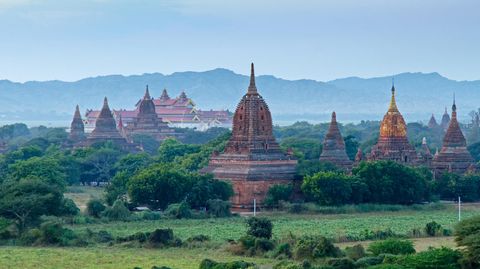 Unesco-Welterbestätte Bagan in Myanmar