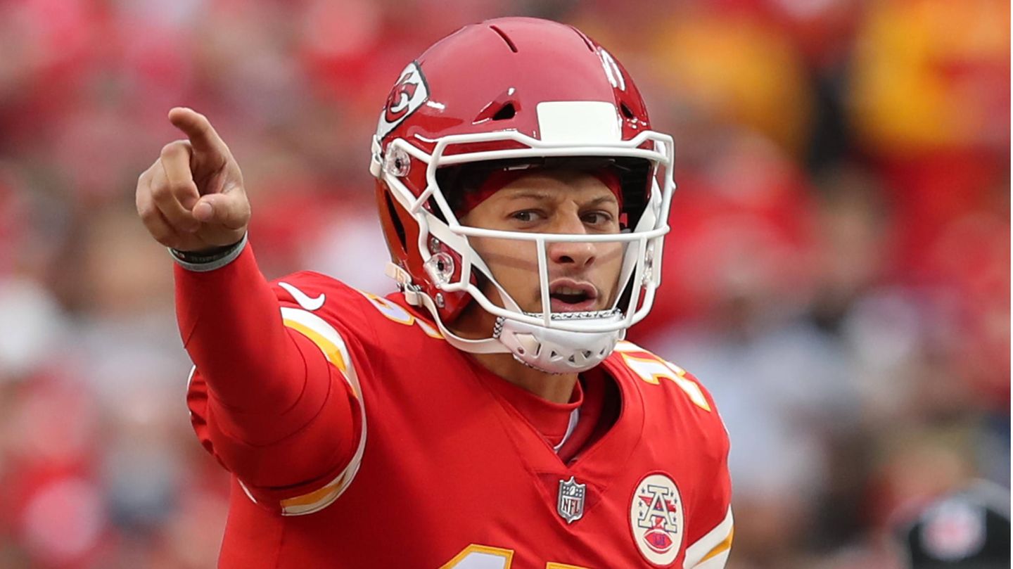 NFL-Superstar Patrick Mahomes, Quarterback der Kansas City Chiefs