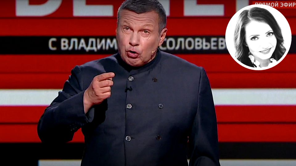 He is one of the most famous faces of Kremlin propaganda: Vladimir Solovyov.