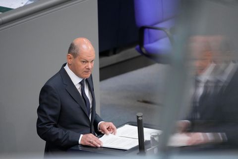 Bundeskanzler Olaf Scholz (SPD)