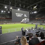 Prinz Harry im Stadion