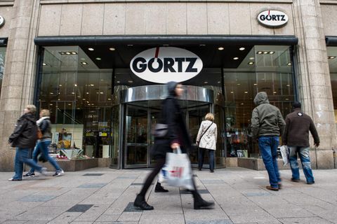 Eine Filiale des Schuhhändlers Görtz in Hamburg