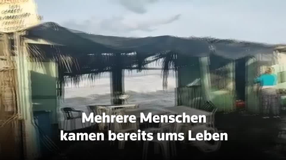 Video: Hurrikan "Kay" verwüstet Traumstrände Video: Hurrikan "Kay" verwüstet Traumstrände