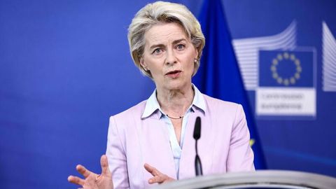 EU-Kommissionspräsidentin Ursula von der Leyen am Mittwoch in Brüssel