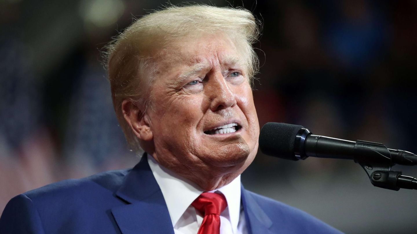 Ex-US-Präsident Donald Trump, hier bei einer Wahlkampfrede vor wenigen Tagen in Wilkes-Barre, Pennsylvania