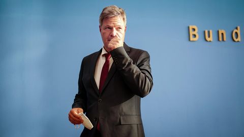Bundeswirtschaftsminister Robert Habeck (Bündnis 90/Die Grünen)