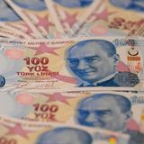 Banknoten mit türkischen Lira