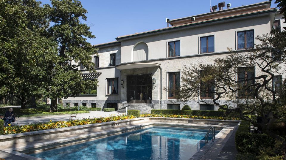 In der Villa Necchi Campiglio in Mailand soll das "Gastech"-Dinner stattgefunden haben