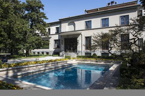 In der Villa Necchi Campiglio in Mailand soll das "Gastech"-Dinner stattgefunden haben