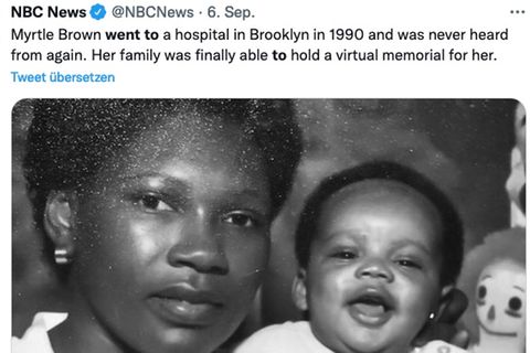 Myrtle Brown verschwand im Alter von 35 Jahren 1990 in Brooklyn