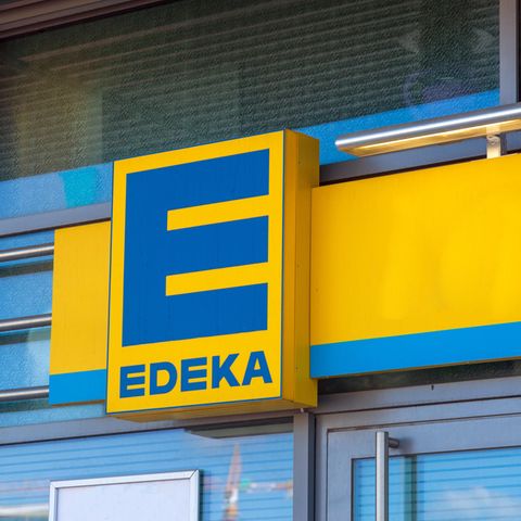 Eingang eines Edeka-Marktes