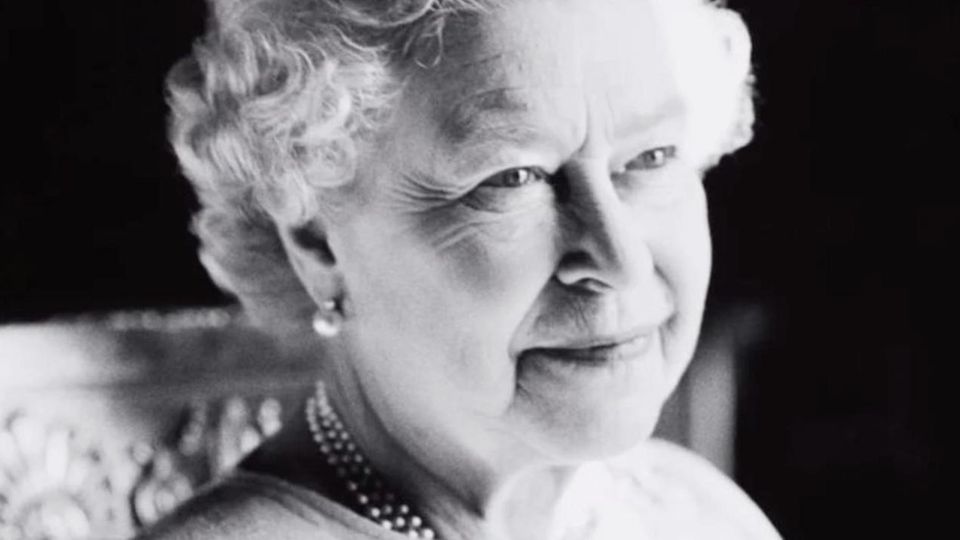 Touching story: This is behind the picture used to announce the death of the queen