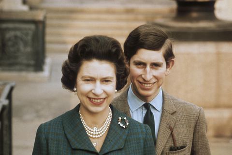 Queen Elizabeth II. mit ihrem ältesten Sohn Prinz Charles.