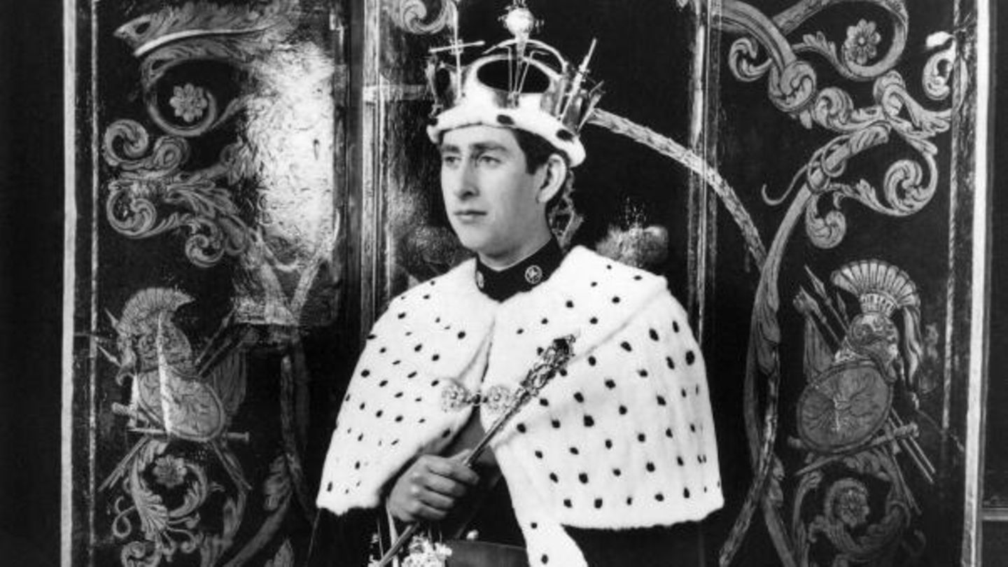 Prince Charles kurz nach seiner Ernennung zum Prinz of Wales im Jahr 1969.