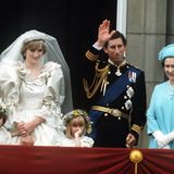 Prinz Charles und Lady Diana Spencer bei ihrer Hochzeit.