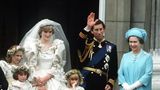 Prinz Charles und Lady Diana Spencer bei ihrer Hochzeit.