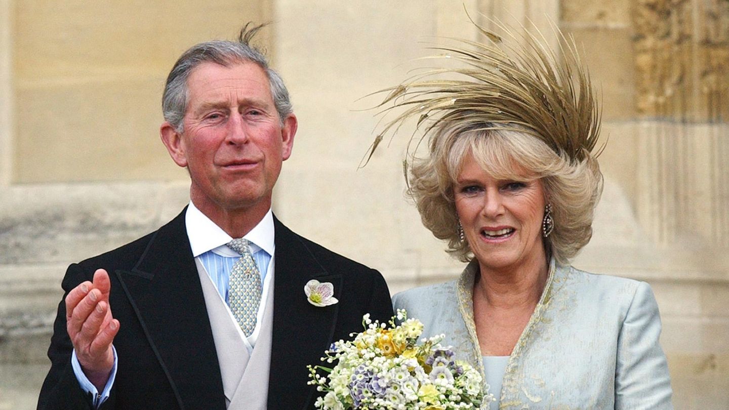 Charles mit Camilla, Herzogin von Cornwall.