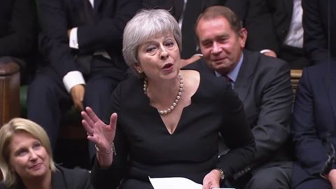 Brexit-Diskussion: "Die Frau in der gelben Jacke": Talkshow-Zuschauerin zerlegt Theresa May verbal
