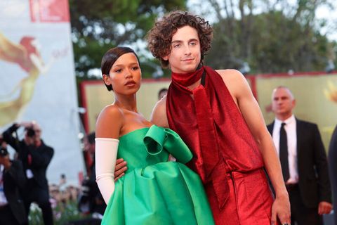 Taylor Russell und Timothee Chalamet