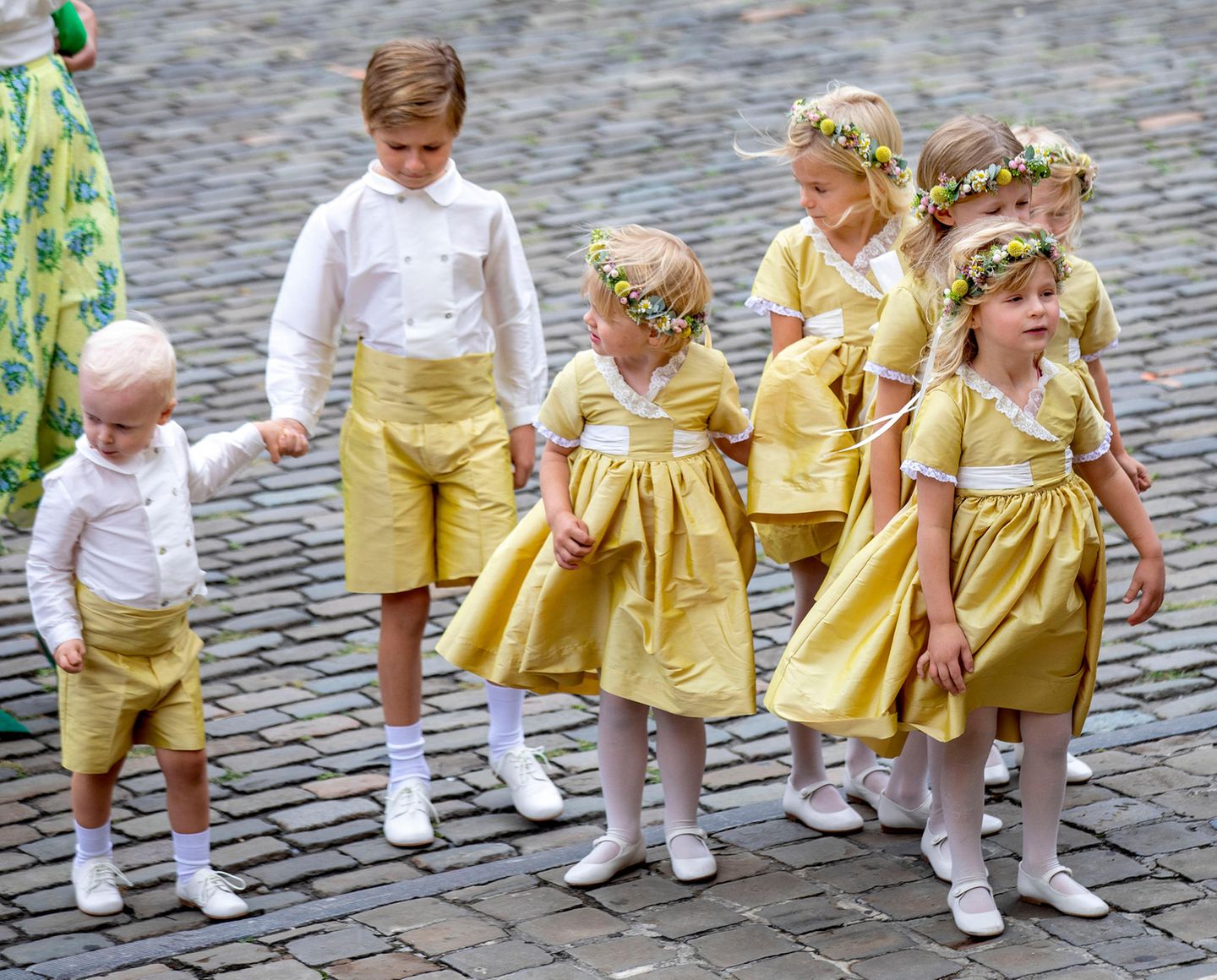 Blumenmädchen und Pagenjungen dürfen bei der Traumhochzeit natürlich auch nicht fehlen 