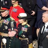 Prinz Andrew Prinzessin Anne und König Charles III.