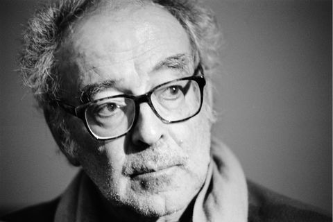 Der französisch-schweizerische Filmregisseur Jean-Luc Godard