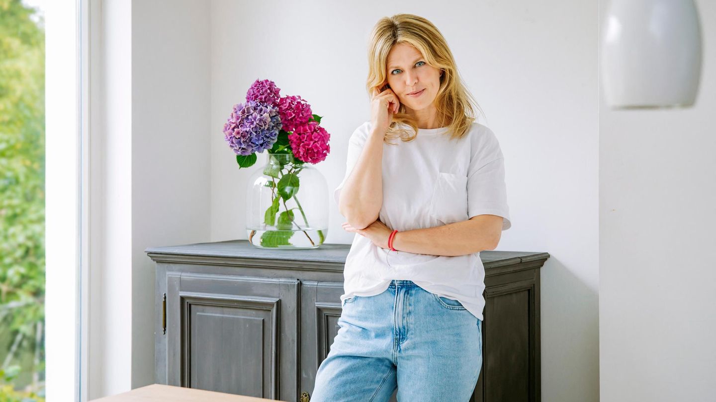 Miriam Lahnstein, 48, zu Hause in Düsseldorf