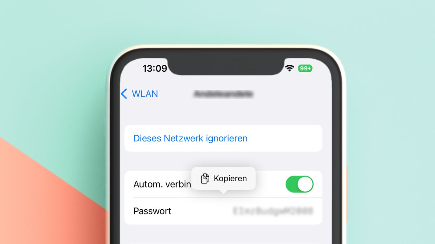 Wlan Passwörter anzeigen  Die Frage nach dem Wlan-Passwort kennt wohl jeder. Jetzt kann man sich es endlich auch auf dem iPhone anzeigen lassen. Dazu muss man nur in den Wlan-Einstellungen das gewünschte Netz wählen und auf das mit mehreren Punkten verborgene Passwort tippen. Eine FaceID- oder TouchID-Prüfung später erscheint es im Klartext.