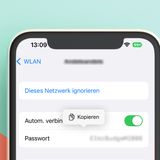 Wlan Passwörter anzeigen  Die Frage nach dem Wlan-Passwort kennt wohl jeder. Jetzt kann man sich es endlich auch auf dem iPhone anzeigen lassen. Dazu muss man nur in den Wlan-Einstellungen das gewünschte Netz wählen und auf das mit mehreren Punkten verborgene Passwort tippen. Eine FaceID- oder TouchID-Prüfung später erscheint es im Klartext.