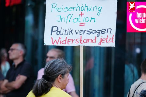 Sozialprotest in Leipzig