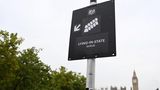 Schild "Lying-In-State"