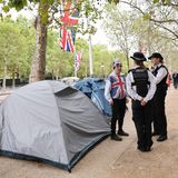 Zelte auf der Great Mall