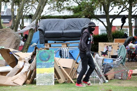 Punkercamp in Westerland auf Sylt