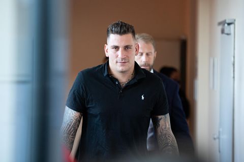 Rapper Gzuz im September 2020 im Hamburger Landgericht