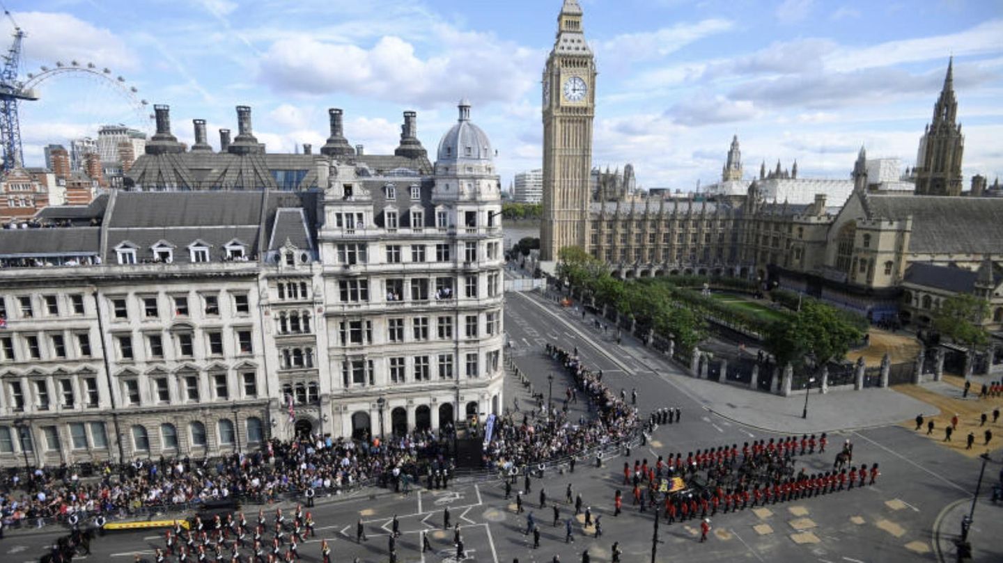 Prozession durch London
