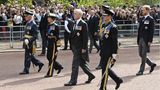 Die Royals während der Prozession