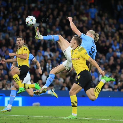 Liegt in der Luft: Manchester Citys Erling Haaland
