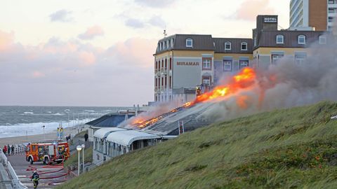 Restaurant "Badezeit" in Westerland auf Sylt ist nach dem Feuer