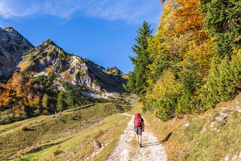 Wandern im Herbst