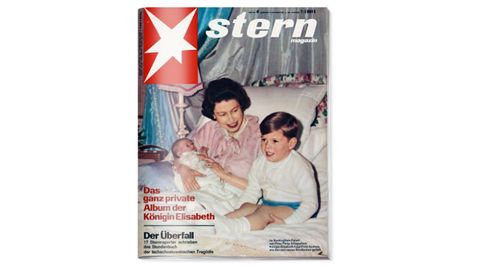 Queen Elizabeth II. 1986 auf dem stern-Cover