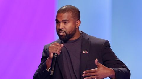 Rapper und Modedesigner Kanye West