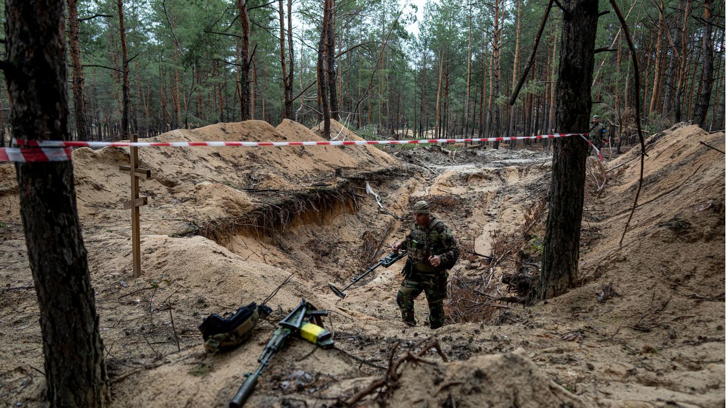 Ijum in eastern Ukraine: Authorities probably discover the largest mass grave to date