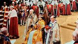 Queen Elizabeth II. bei ihrer Krönung