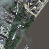 Die Warteschlange vor der Westminster Hall und dem Sarg von Queen Elizabeth II.