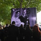 Die Warteschlange vor der Westminster Hall und dem Sarg von Queen Elizabeth II.