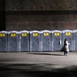 Die Warteschlange vor der Westminster Hall und dem Sarg von Queen Elizabeth II.