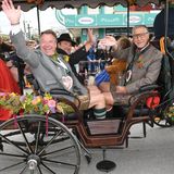 Der Schlagersänger Patrick Lindner (l) und Peter Schäfer (r)